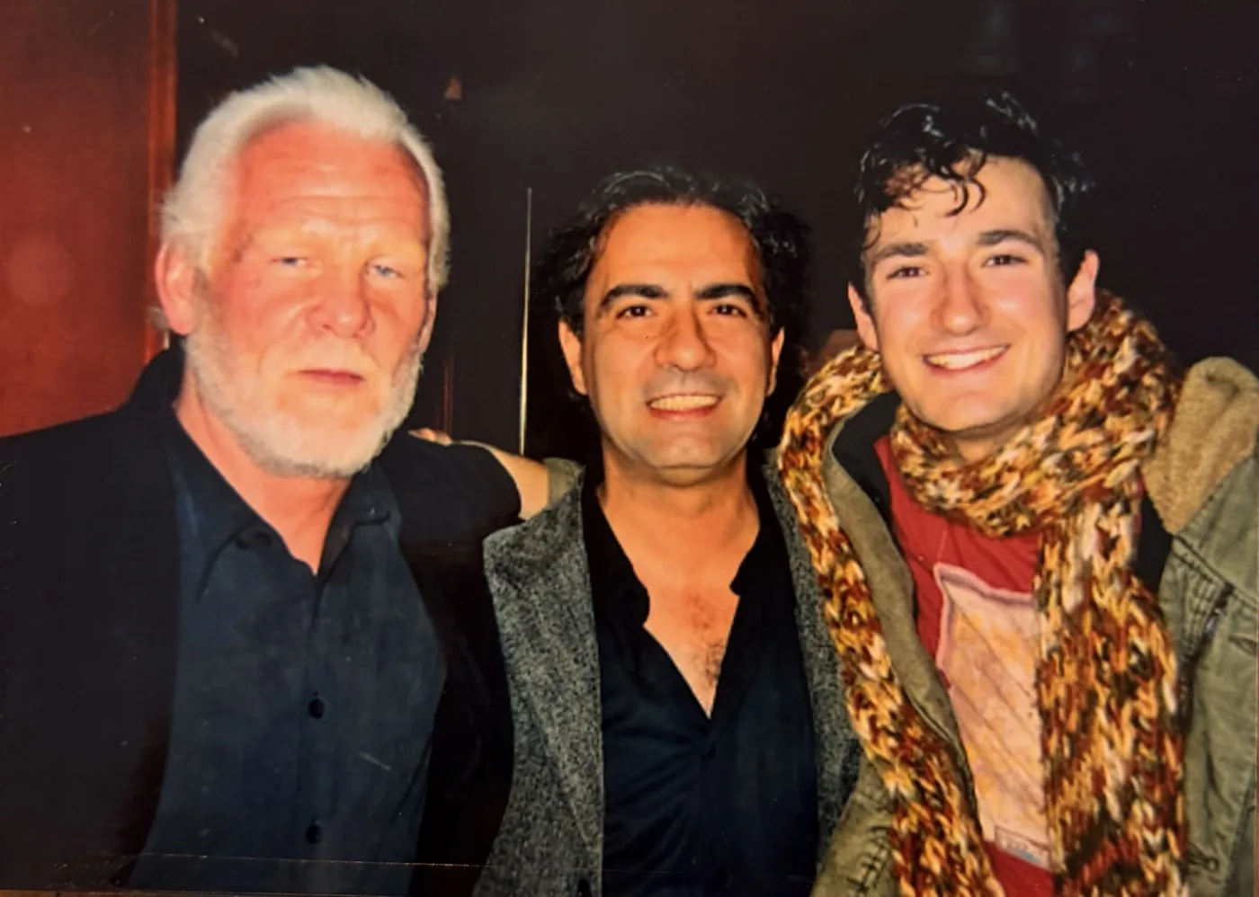 Claudio Trovato con l'attore Nick Nolte.